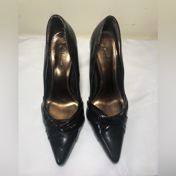 Paprika Shoes - Paprika Chocolate Brown Pointed-Toe Patent leather Women's Pumps